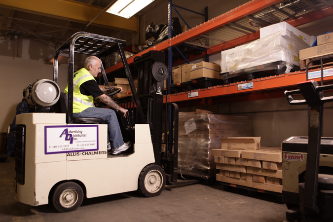 Advertising Distributors Inc - See our warehouse team in action