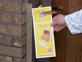 Door-to-door marketing delivery services